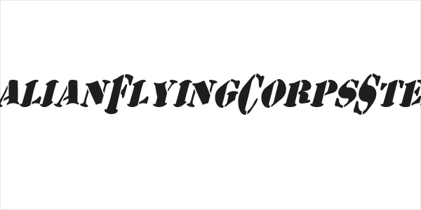 AustralianFlyingCorpsStencilSB Logo