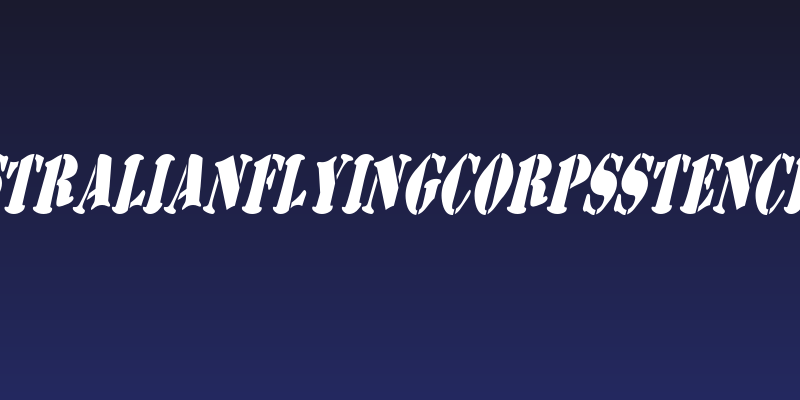 AustralianFlyingCorpsStencilSB Social Header