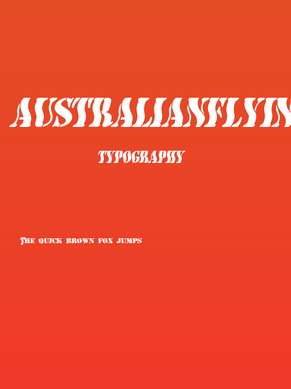 AustralianFlyingCorpsStencilSC Poster