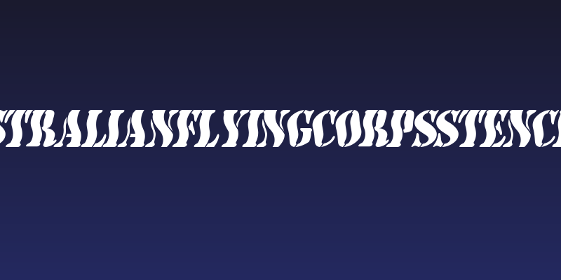 AustralianFlyingCorpsStencilSC Social Header