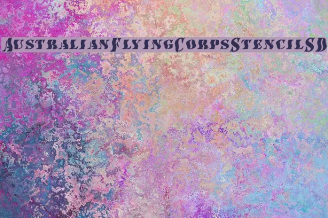 AustralianFlyingCorpsStencilSD Example 3
