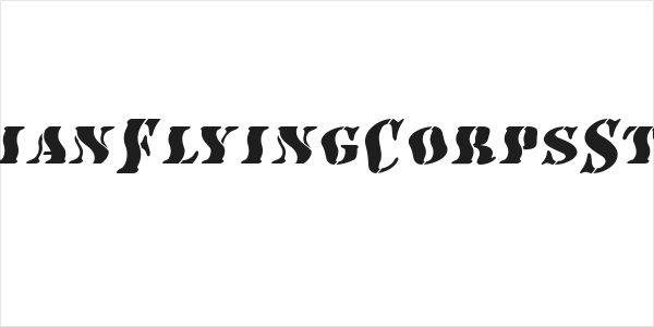 AustralianFlyingCorpsStencilSD Logo