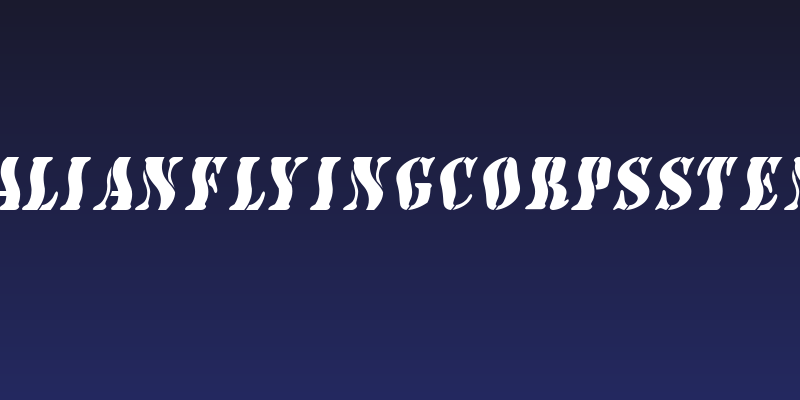 AustralianFlyingCorpsStencilSD Social Header