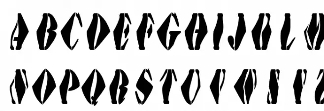 AustralianFlyingCorpsStencilSE Шрифта ВЕРХНИЙ