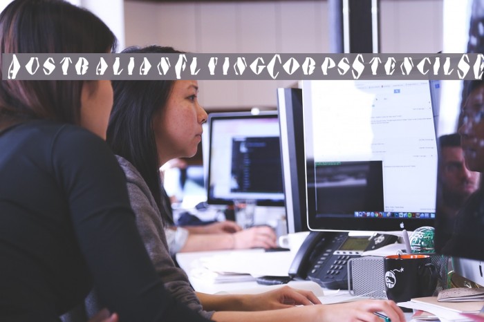 AustralianFlyingCorpsStencilSE Example 1