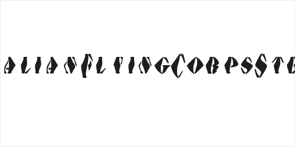 AustralianFlyingCorpsStencilSE Logo