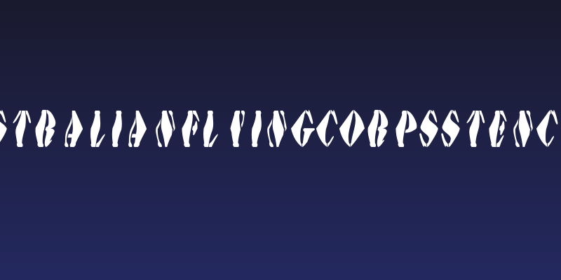 AustralianFlyingCorpsStencilSE Social Header