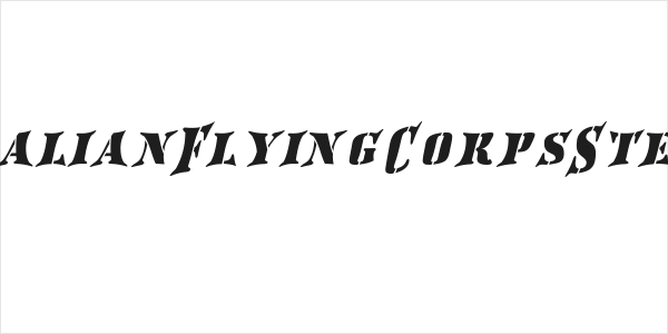 AustralianFlyingCorpsStencilSF Logo