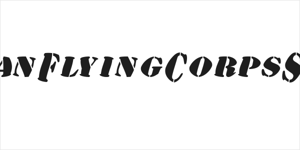 AustralianFlyingCorpsStencilSG Logo