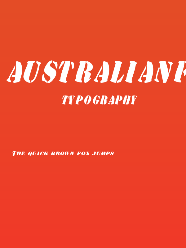 AustralianFlyingCorpsStencilSG Poster