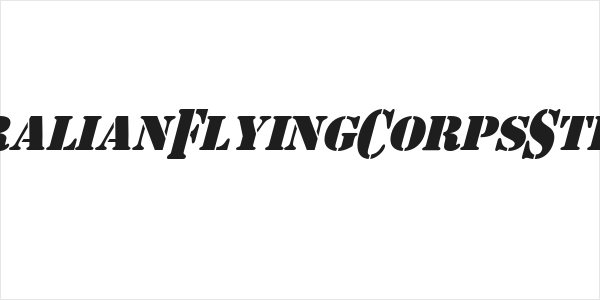 AustralianFlyingCorpsStencilS Logo