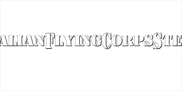 AustralianFlyingCorpsStencilSh Logo