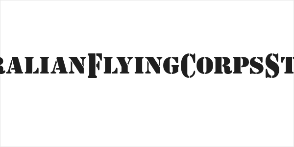 AustralianFlyingCorpsStencil Logo