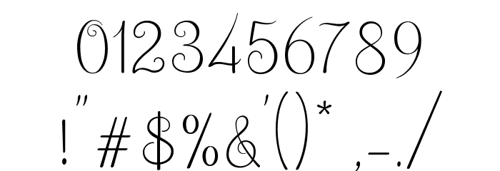 AustralianScript Font OTHER CHARS