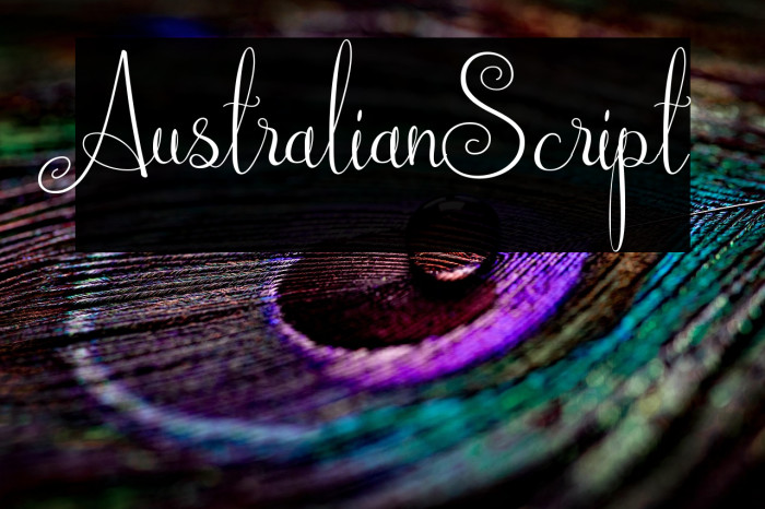 AustralianScript Example 1