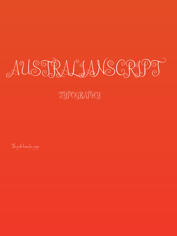 AustralianScript Poster