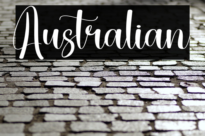 Australian Example 1