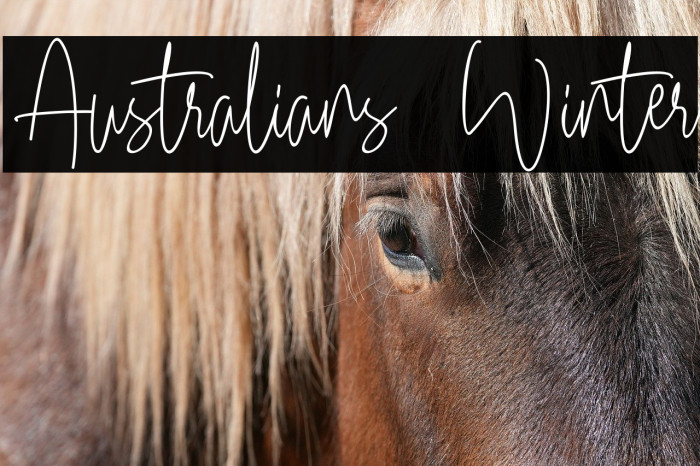 Australians Winter Example 1