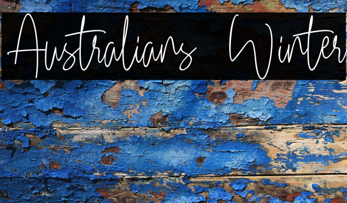 Australians Winter Example 2