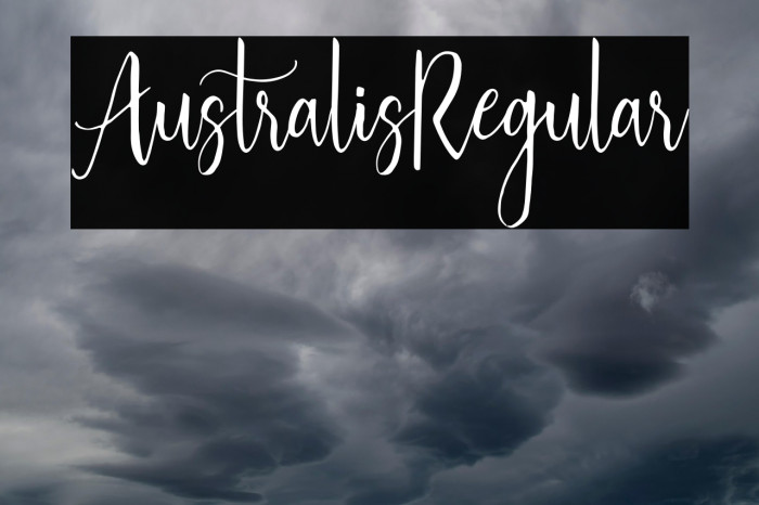 Australis-Regular Example 1