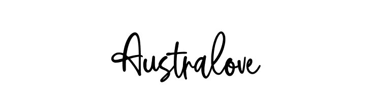 Australove  Frei Schriftart Herunterladen