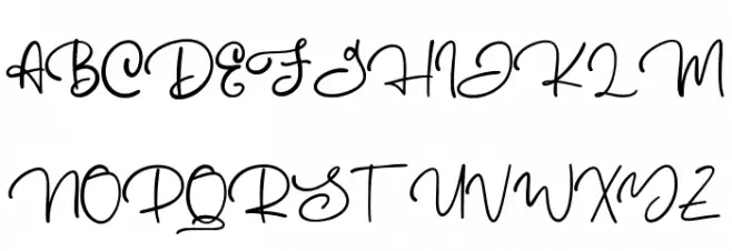 Australove Font Litere mari