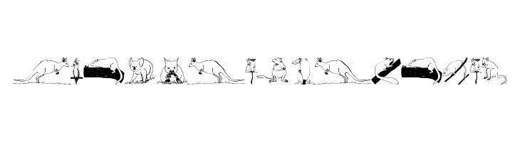 AustranimalsOne  font caratteri gratis