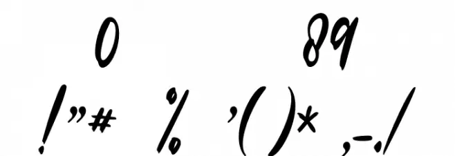 Austria Memories Font OTHER CHARS