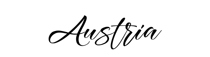 Austria  免费字体下载