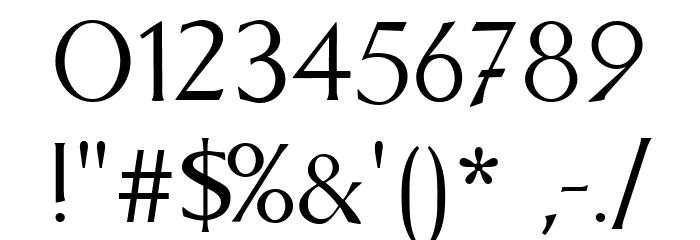 Austria45 Font OTHER CHARS