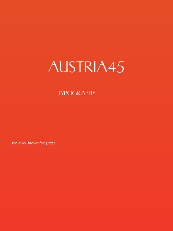 Austria45 Poster