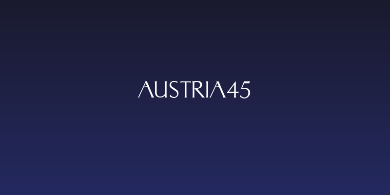 Austria45 Social Header