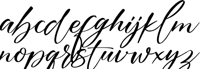 Austria Font LOWERCASE