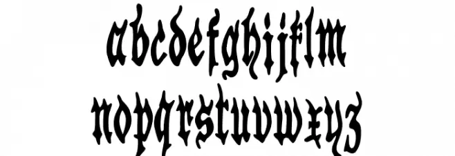 Austrian Hotel Font LOWERCASE