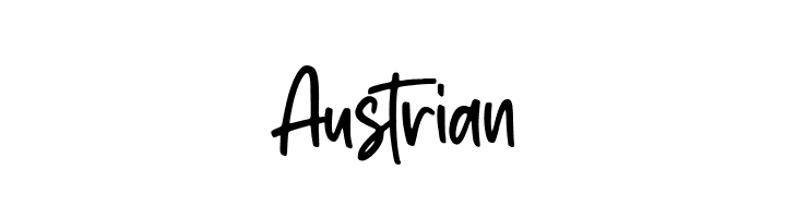 Austrian フォント