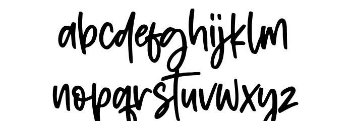 Austrian Font LOWERCASE