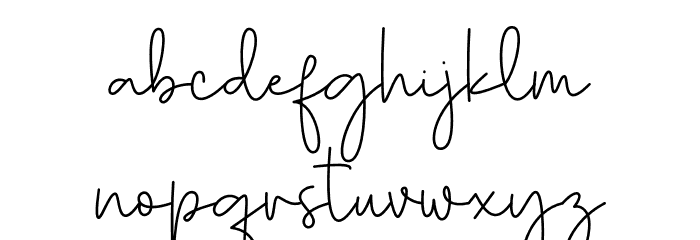 Austry Royal Font LOWERCASE