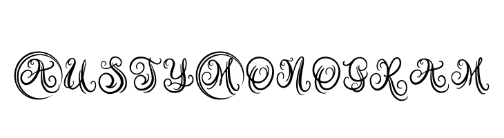 Austy Monogram  Скачать бесплатные шрифты