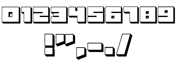 Ausweis Hollow Regular Font OTHER CHARS