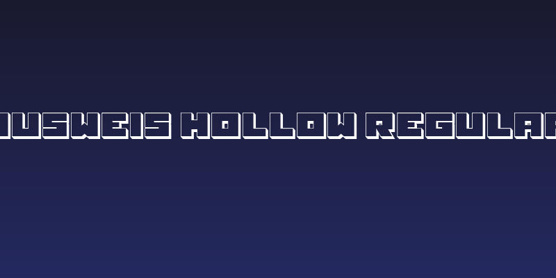 Ausweis Hollow Regular Social Header