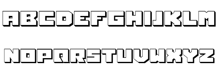 Ausweis Hollow Regular Font LOWERCASE