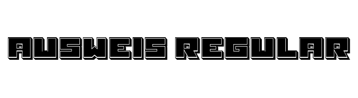 Ausweis Regular  font caratteri gratis