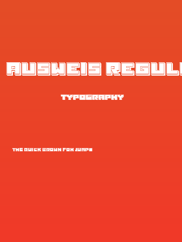 Ausweis Regular Poster