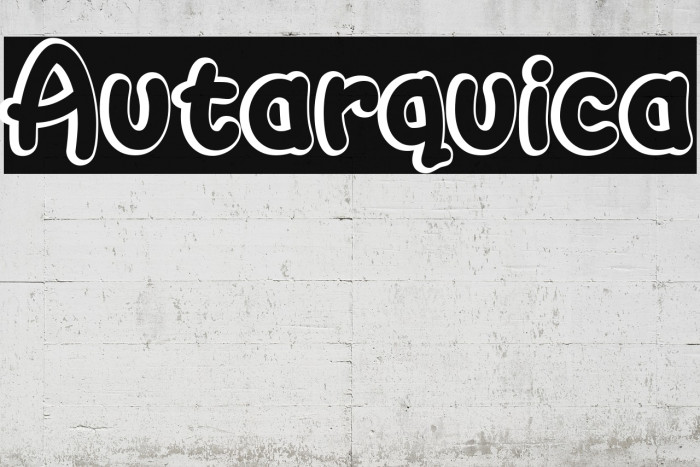 Autarquica Font examples
