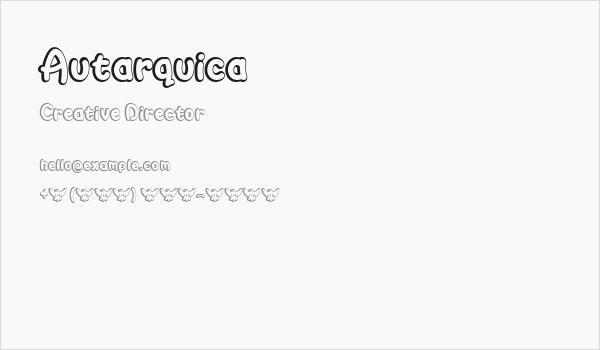 Autarquica Business Card