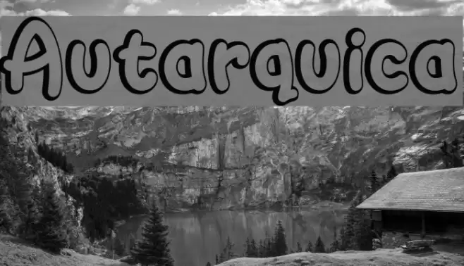Autarquica Font examples