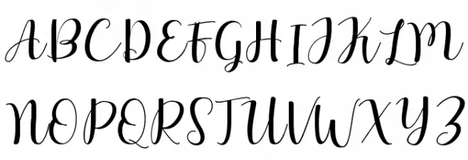 Autery Schriftart Groß