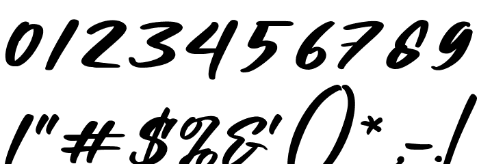 Authand Font OTHER CHARS