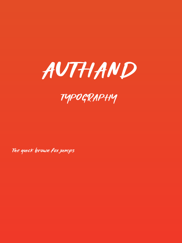 Authand Poster