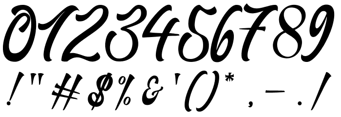 AuthemScript Font OTHER CHARS